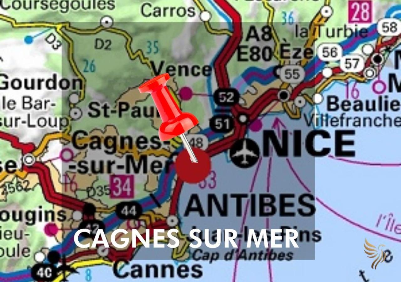 L'Appaloosa De Mer-Pool Tennis Parking-Sea View - -Capitalchic Services Cagnes Sur Me ภายนอก รูปภาพ