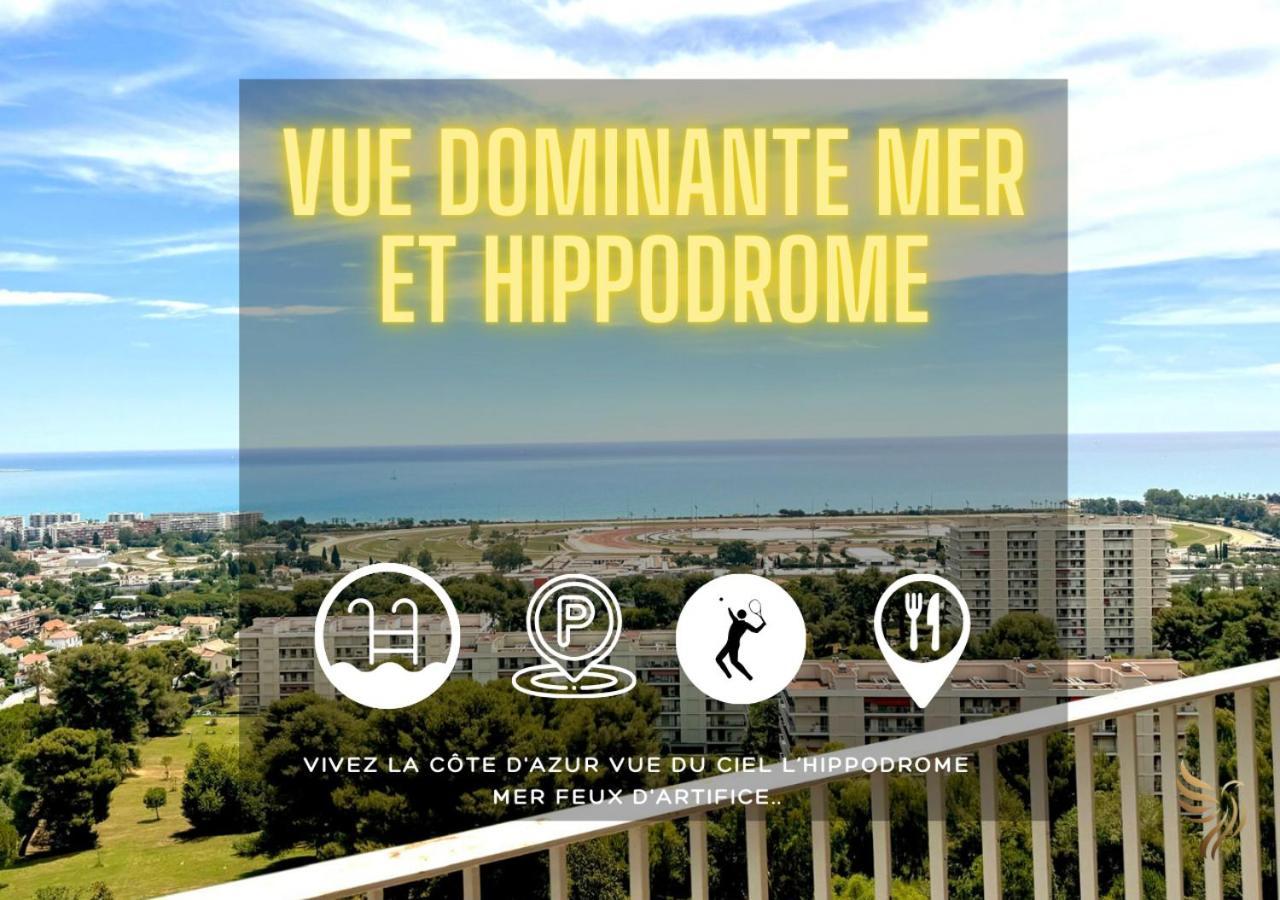 L'Appaloosa De Mer-Pool Tennis Parking-Sea View - -Capitalchic Services Cagnes Sur Me ภายนอก รูปภาพ
